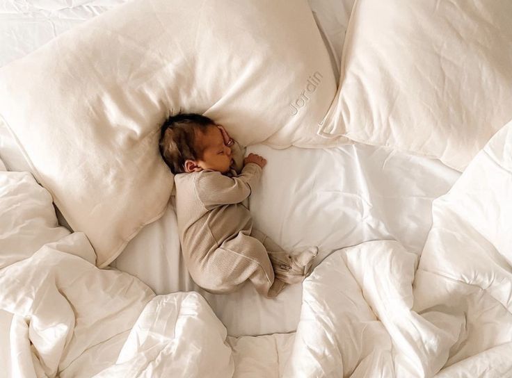 Soft newborn baby portrait