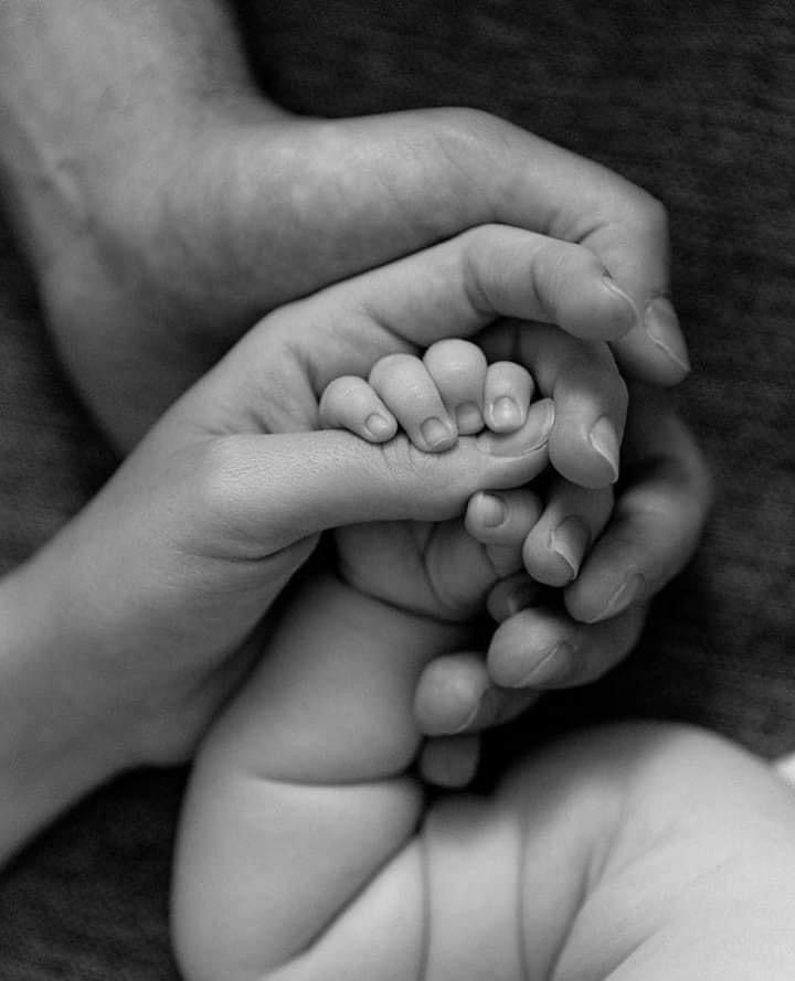 Newborn baby close-up photography