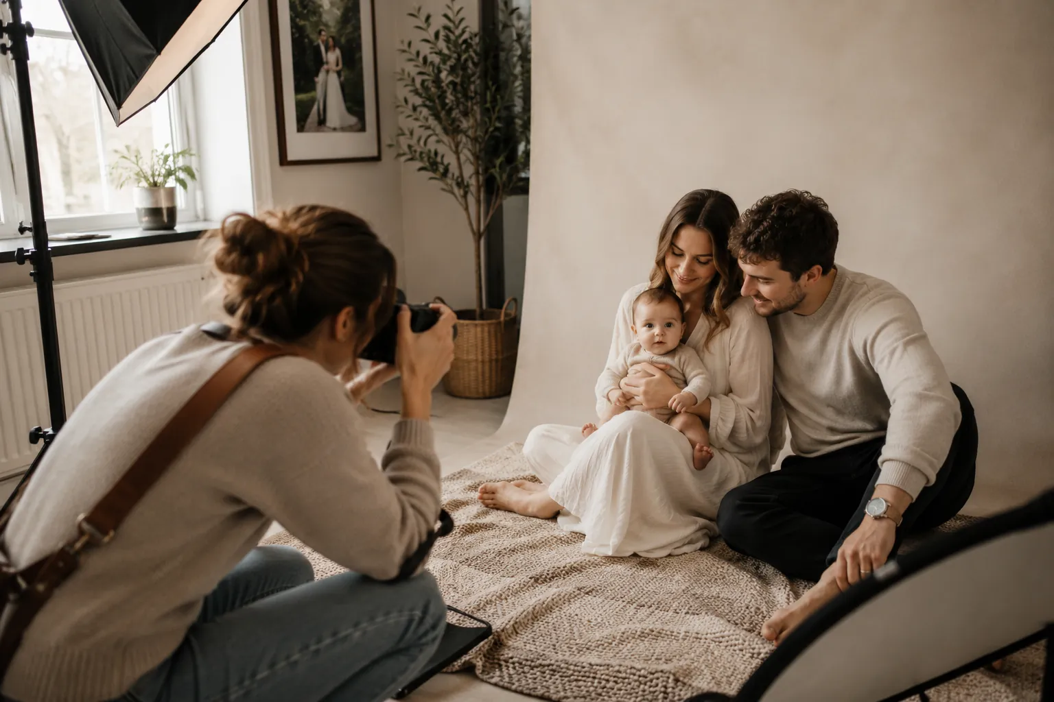 Confirming a photography booking with Noura Studio