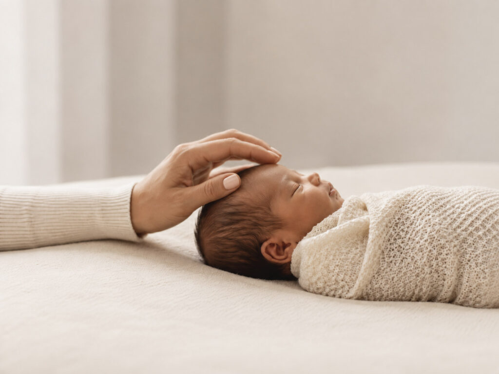 Newborn baby photoshoot in Leeds